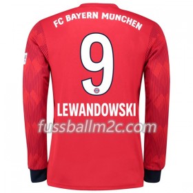 Fußballtrikots FC Bayern München Lewandowski 9 Heim Trikotsatz 2018-2019 Langarm